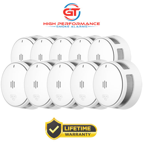 GT smoke alarm 10 pack