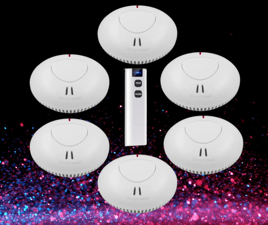 ANKA SMOKE ALARM 6 PACK PLUS BONUS REMOTE - The Smoke Alarm Store