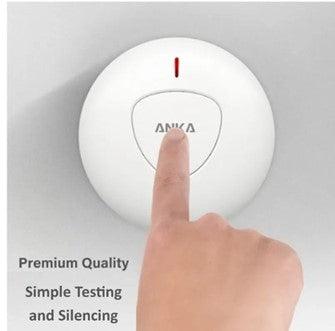 ANKA SMOKE ALARM 8 PACK WITH BONUS REMOTE CONTROL - The Smoke Alarm Store