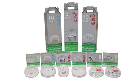 Clipsal Photoelectric Wireless Interconnected Smoke Alarm 4 Pack - The Smoke Alarm Store