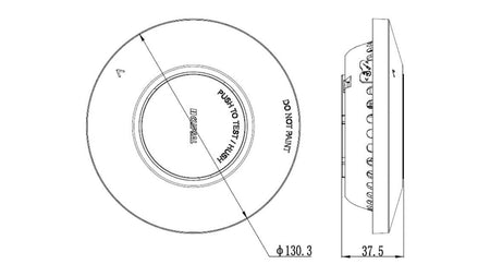 Clipsal Photoelectric Wireless Interconnected Smoke Alarm Fire Tek 755LPSMA4 - The Smoke Alarm Store