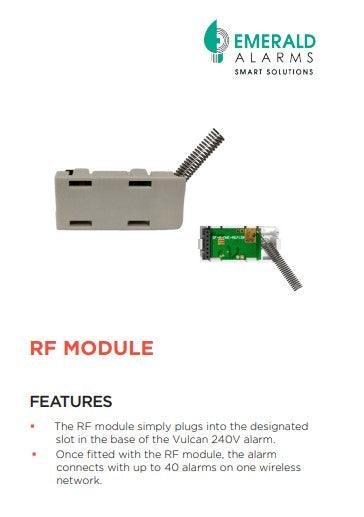 Emerald RF Module for the Vulcan Series 240-volt hardwired smoke alarms - The Smoke Alarm Store