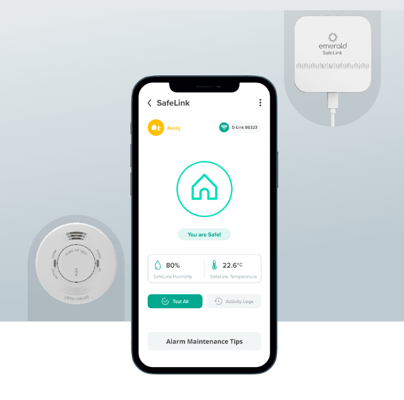 Emerald Wifi SafeLink Smoke Alarm Smartphone Gateway Device - The Smoke Alarm Store