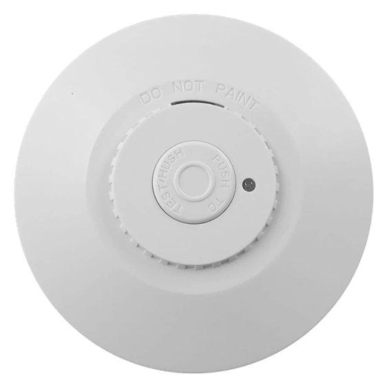 Red Smoke Alarms Interconnected Photoelectric Smoke Alarm 4 Pack with Bonus Remote Control - The Smoke Alarm Store